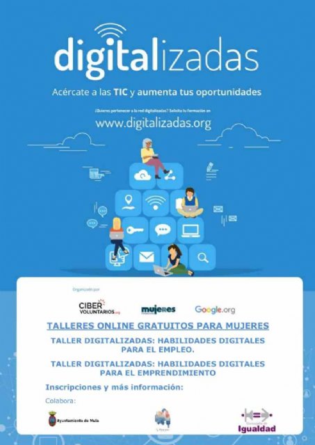 «Digitalizadas» Talleres online gratuitos para mujeres