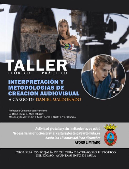 Taller teórico-práctico: «Interpretación y metodologías de creación audiovisual» a cargo de Daniel Maldonado