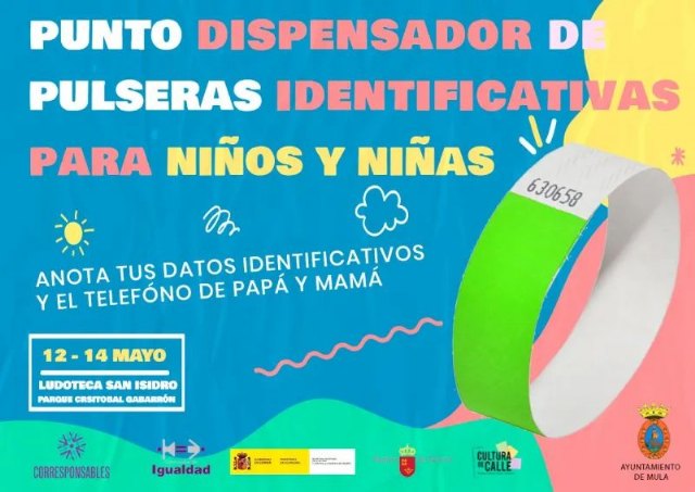 Ludoteca y pulseras identificativas para menores en San Isidro 2023