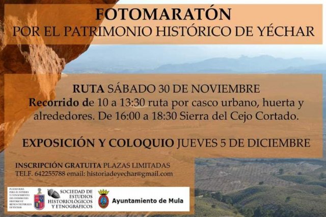 Fotomaratón por el Patrimonio Histórico de Yéchar – 30 de noviembre