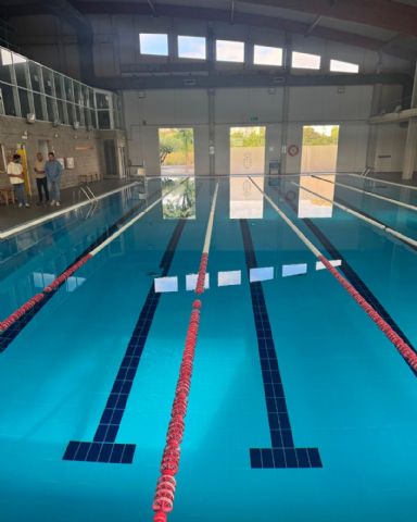 Todo listo para la reapertura de la piscina cubierta municipal, que retoma su actividad este 1 de octubre Todo listo para la reapertura de la piscina cubierta municipal, que retoma su actividad este 1 de octubre